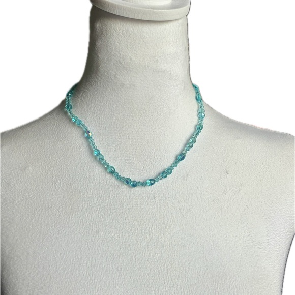 🥶 Cookie Lee Turquoise Crystal Necklace - Picture 3 of 8
